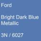 Preview: Ford, Bright Dark Blue Metallic, 3N / 6027.